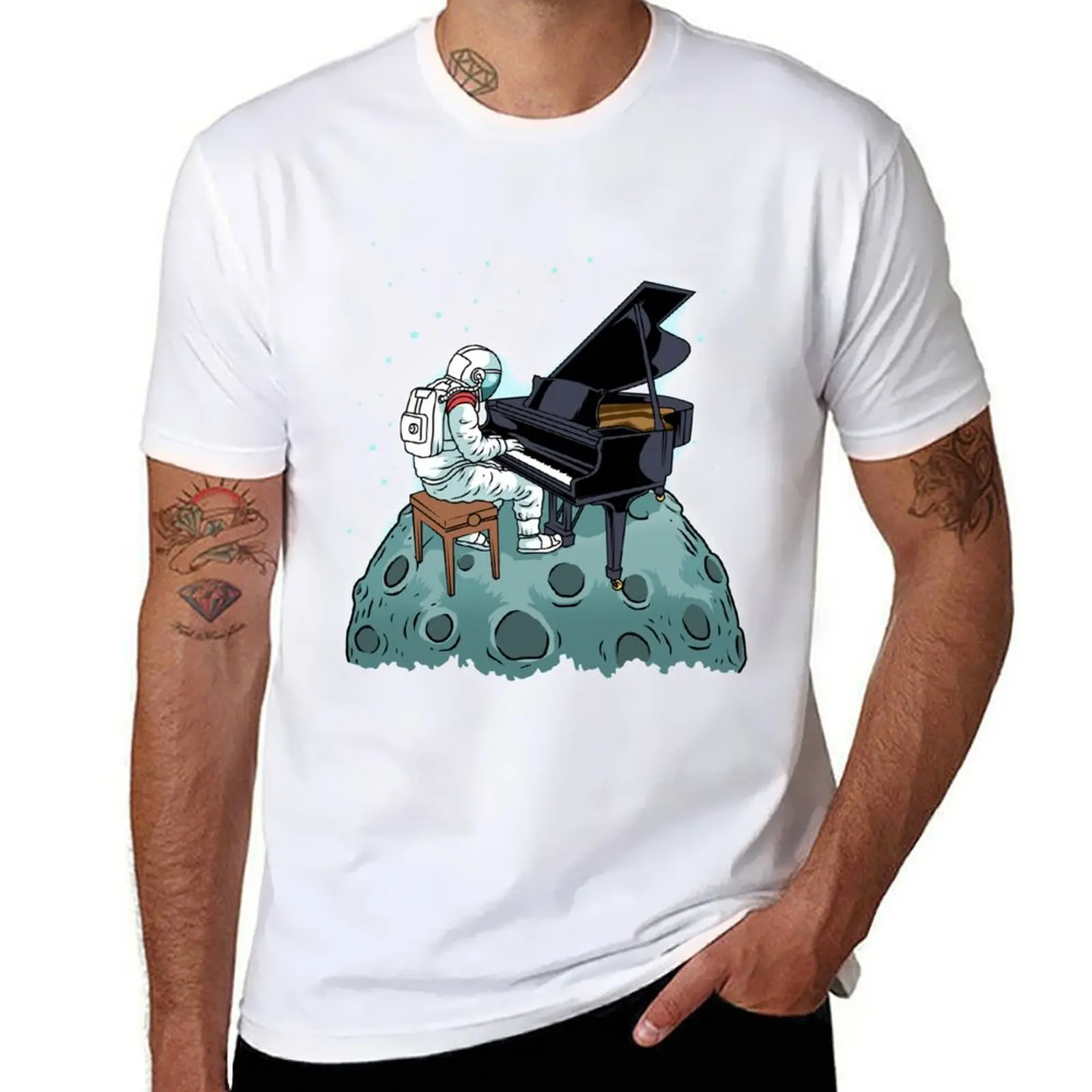 Grand Piano Gift Kids Pianist Gift Astronaut Music Piano T-Shirt man t shirt cotton high quality T-Shirt
Grand Piano Gift Kids Pianist Gift Astronaut Music Piano T-Shirt man t shirt cotton high quality T-Shirt