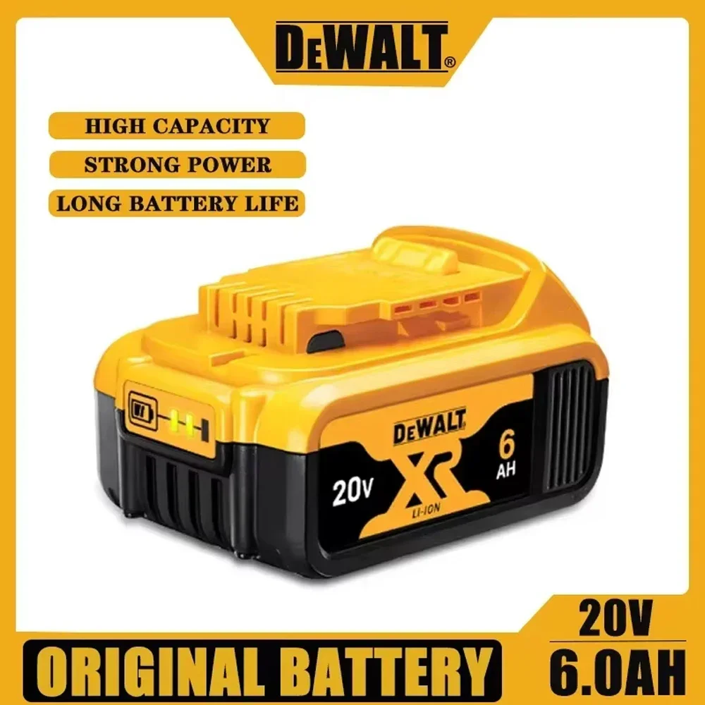 Original DEWALT 20V battery, 6AH, rechargeable lithium-ion battery, DEWALT charger, DCB115, DCB118, DEWALT20V-60V tool battery
Original DEWALT 20V battery, 6AH, rechargeable lithium-ion battery, DEWALT charger, DCB115, DCB118, DEWALT20V-60V tool battery
