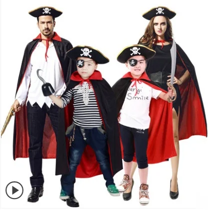 Halloween Adult Costume Set Pirate Performance Outfit Men Women Children's Themed Clothing Stage Costume
Halloween Adult Costume Set Pirate Performance Outfit Men Women Children's Themed Clothing Stage Costume