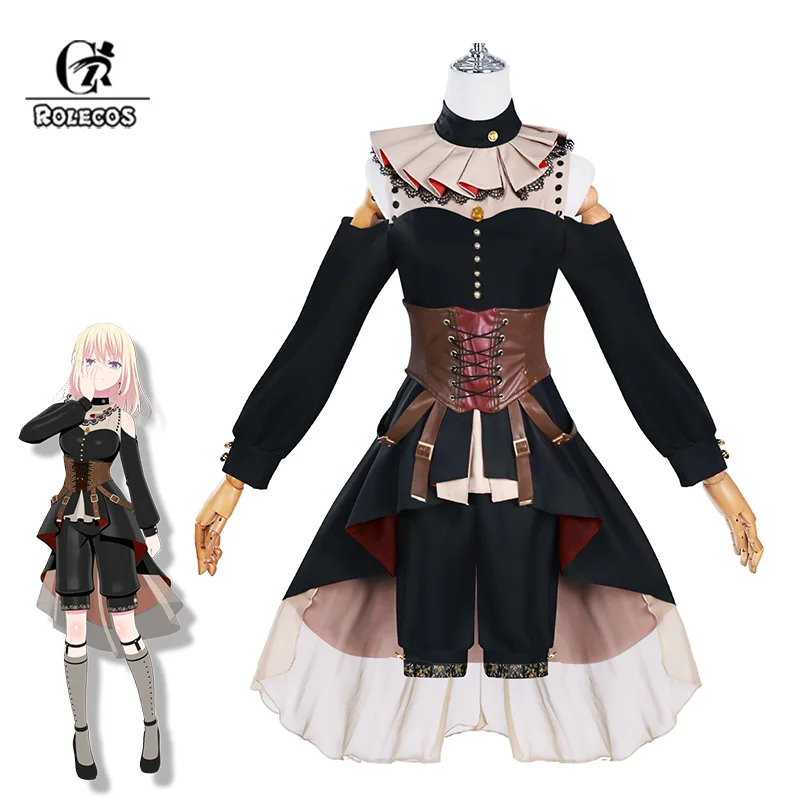 РОЛЕКОС BanG Dream! Ave Mujica Misumi Uika Косплей Костюм Аниме Doloris Женская Сценическая Униформа Костюм на Хэллоуин
РОЛЕКОС BanG Dream! Ave Mujica Misumi Uika Косплей Костюм Аниме Doloris Женская Сценическая Униформа Костюм на Хэллоуин