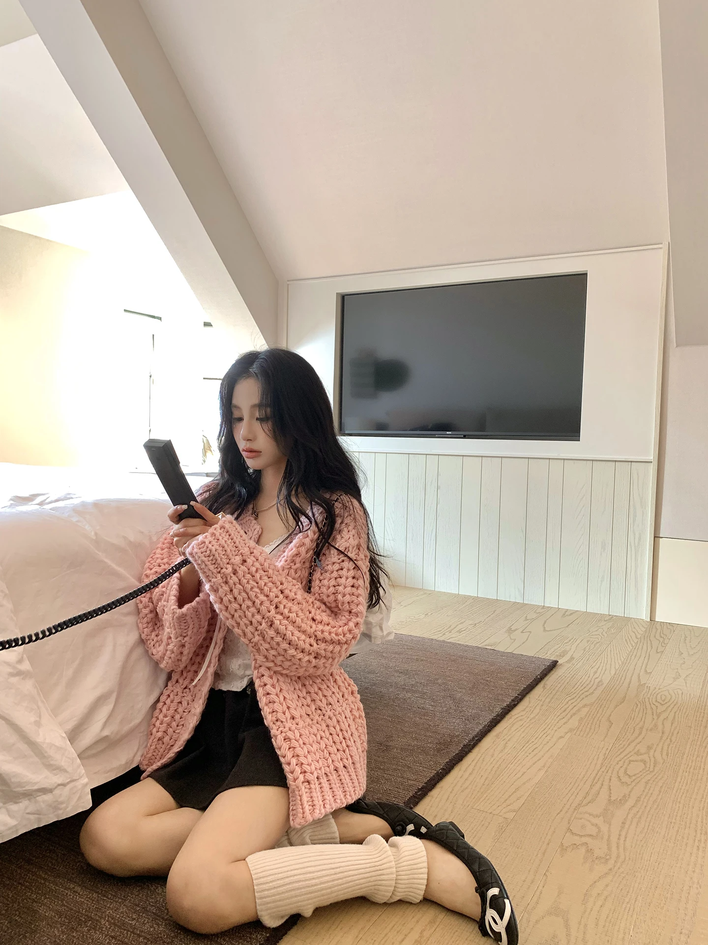 Anneshop Lazy Style Loose Knitted Sweater Women's Casual Spring Cardigan Coat Cozy Wind Long Sleeve Color for Young Women
Anneshop Lazy Style Loose Knitted Sweater Women's Casual Spring Cardigan Coat Cozy Wind Long Sleeve Color for Young Women