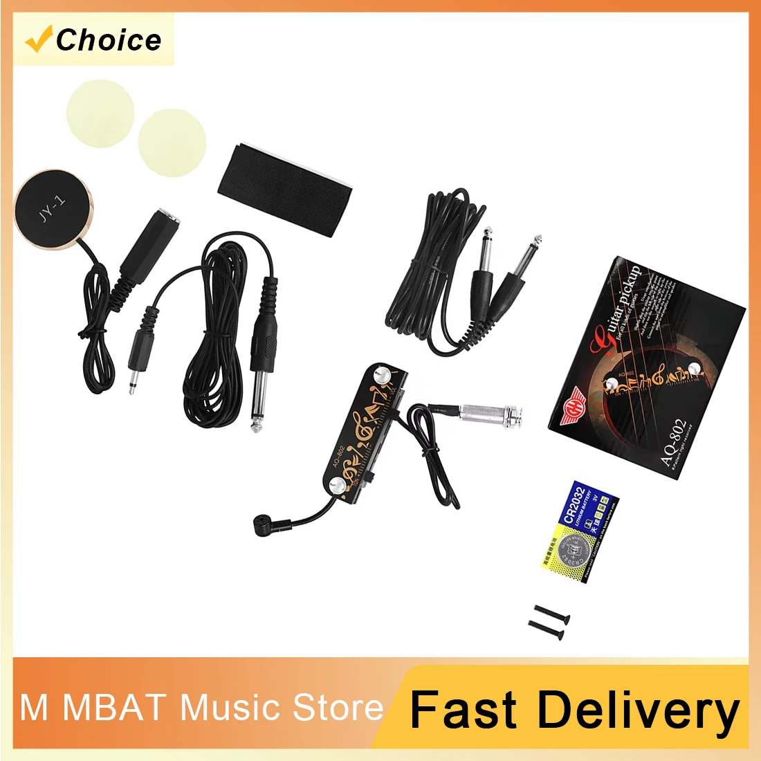 Guitar Pickup Acoustic Guitar HQ Sound Hole Pickup Violin Pickup with Audio Cable Guitar Instrumen Suitablet Parts Accessories
Guitar Pickup Acoustic Guitar HQ Sound Hole Pickup Violin Pickup with Audio Cable Guitar Instrumen Suitablet Parts Accessories
