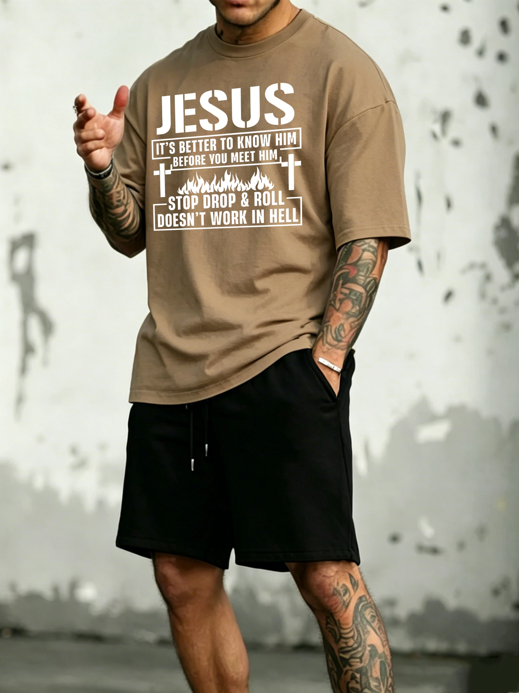 You Need To Understand Jesus Printing Cotton Summer Casual Men Clothes Suit Breathable Stretch Shorts Fashion Office Tee Shirts
You Need To Understand Jesus Printing Cotton Summer Casual Men Clothes Suit Breathable Stretch Shorts Fashion Office Tee Shirts