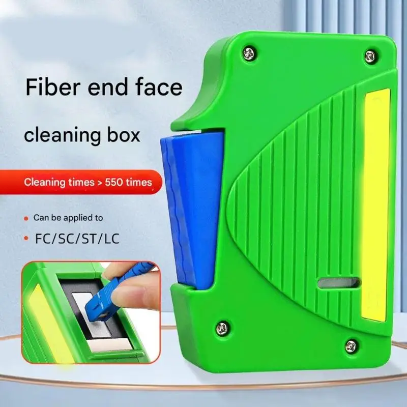 Комплект для очистки оптоволокна Компактный портативный дизайн с эффективным удалением пыли для разъемов Материал ABS F19E
Комплект для очистки оптоволокна Компактный портативный дизайн с эффективным удалением пыли для разъемов Материал ABS F19E