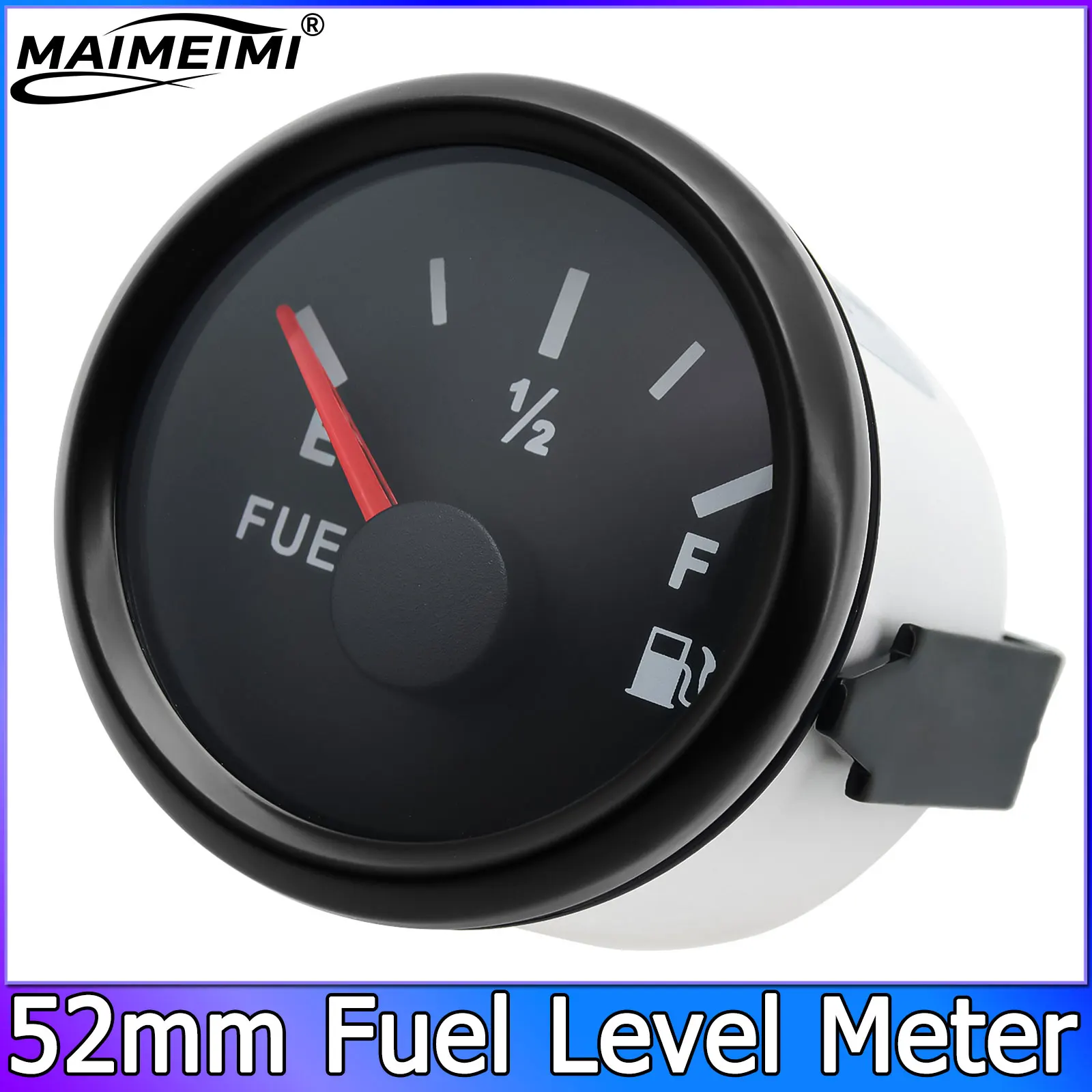 Fuel Level Gauge 12V 24V 2" 52mm Car Boat Motorcycle Waterproof Fuel Level Meter 0-90ohm with Red Backlight
Fuel Level Gauge 12V 24V 2" 52mm Car Boat Motorcycle Waterproof Fuel Level Meter 0-90ohm with Red Backlight