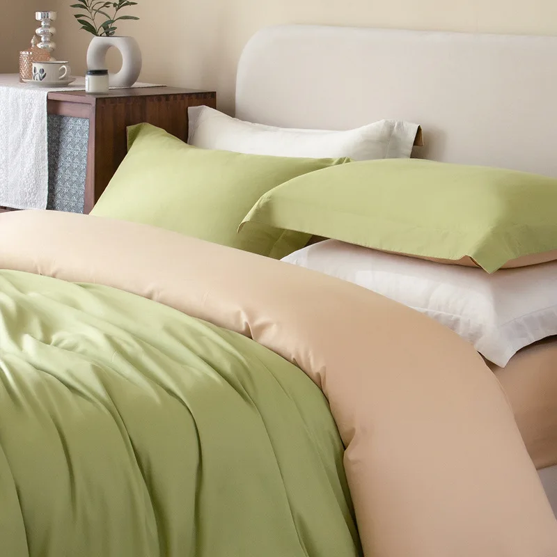 60 thread pure cotton solid color jet four piece set hotel spring summer dense cotton student three piece set homestay
60 thread pure cotton solid color jet four piece set hotel spring summer dense cotton student three piece set homestay