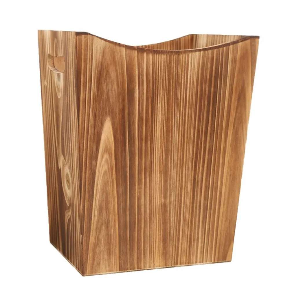Wooden Storage Basket with Handles Rectangular Laundry Bin Rustic Trash Can for Home Office Kitchen Bathroom Use
Wooden Storage Basket with Handles Rectangular Laundry Bin Rustic Trash Can for Home Office Kitchen Bathroom Use