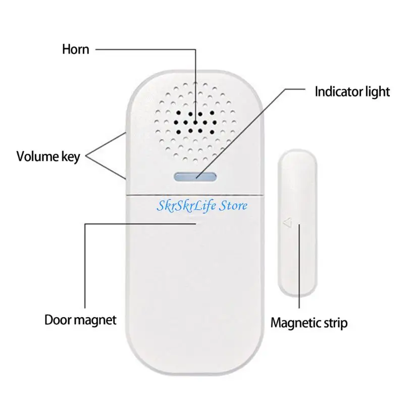 E65E Portable Wireless Door Entry Alarm With Real Time Alert Anti Theft Protective No Tools Need 130dB Alert Home Safety
E65E Portable Wireless Door Entry Alarm With Real Time Alert Anti Theft Protective No Tools Need 130dB Alert Home Safety