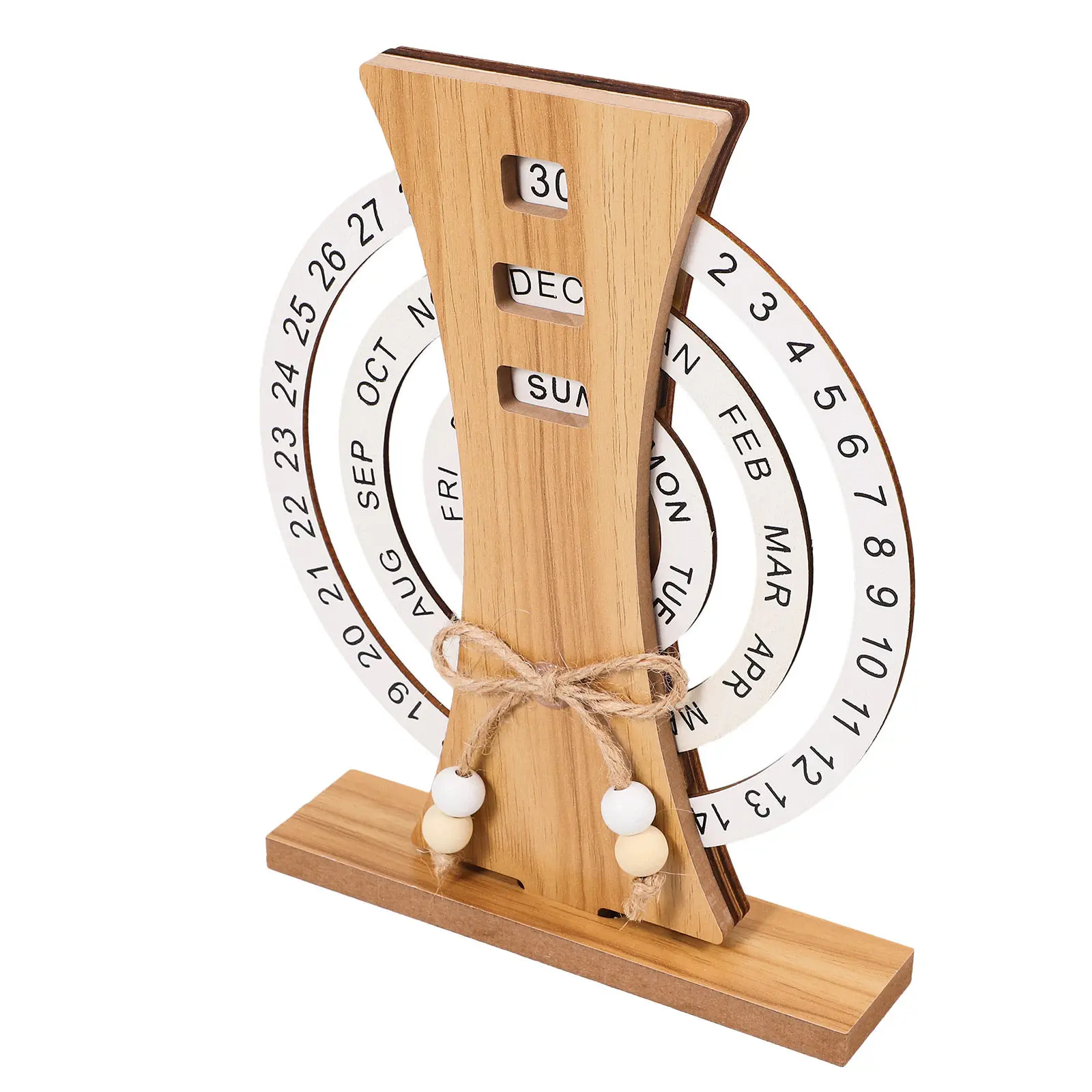 Perpetual Wooden Table Calendar Reusable Rotating Circle Frame Calendar for Daily Use in Office Home Study Bedroom Desktop
Perpetual Wooden Table Calendar Reusable Rotating Circle Frame Calendar for Daily Use in Office Home Study Bedroom Desktop