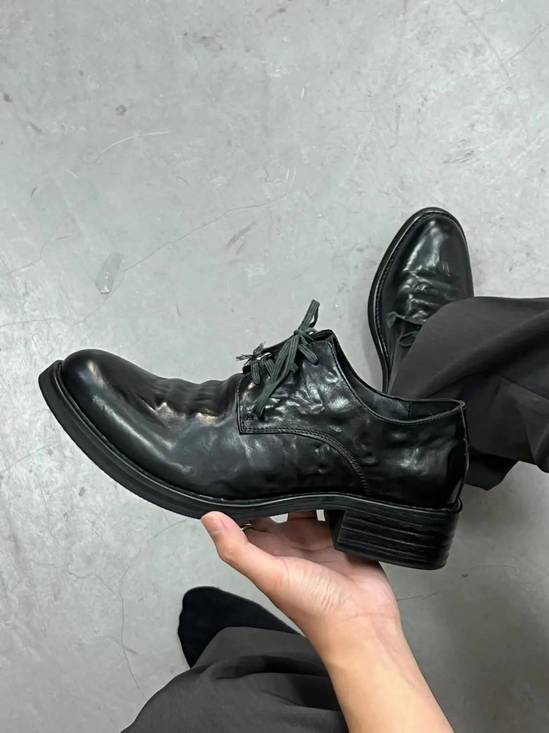 2025 High-heeled Platform Increase Height Casual Niche Upturned Catwalk Men's Trendy Models Wizard Pointed Leather Derby Shoes
2025 High-heeled Platform Increase Height Casual Niche Upturned Catwalk Men's Trendy Models Wizard Pointed Leather Derby Shoes