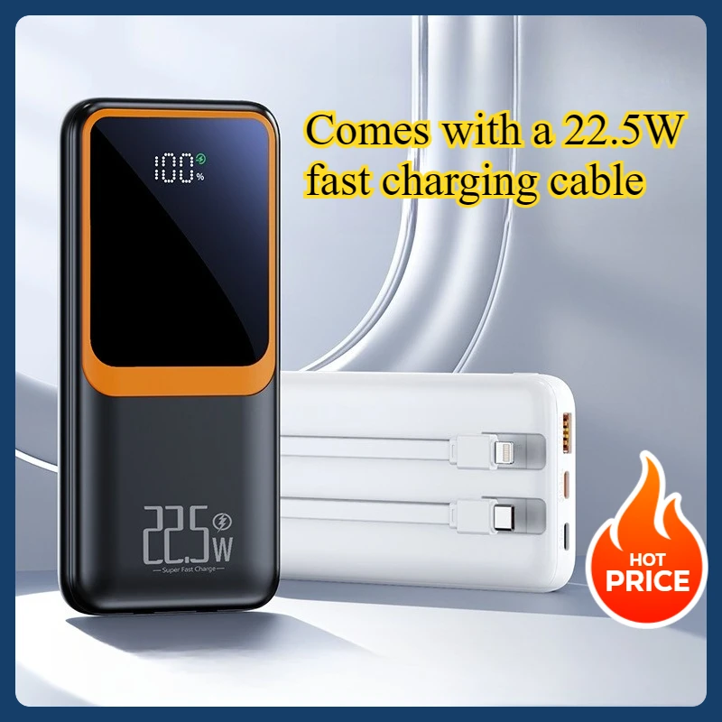 20000mAh Power Bank External Large Battery Capacity PD 22.5W Fast Charging Portable Charger for Samsung IPhone Xiaomi
20000mAh Power Bank External Large Battery Capacity PD 22.5W Fast Charging Portable Charger for Samsung IPhone Xiaomi