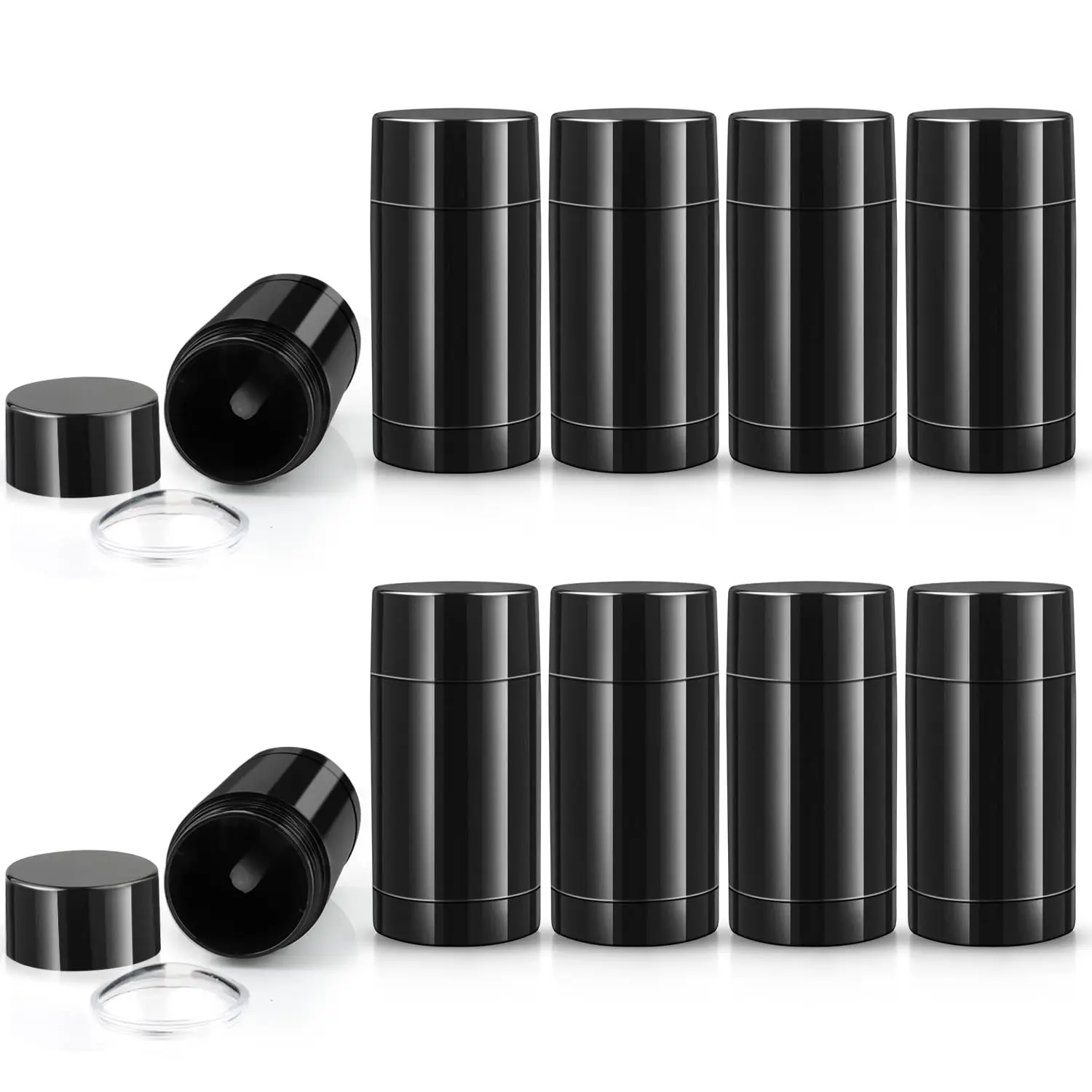 100Pcs 30ml/1oz Black Deodorant Containers Bottom Filling Stick Deodorant Bottle Refillable Lip Balm Tube for DIY Cosmetic
100Pcs 30ml/1oz Black Deodorant Containers Bottom Filling Stick Deodorant Bottle Refillable Lip Balm Tube for DIY Cosmetic