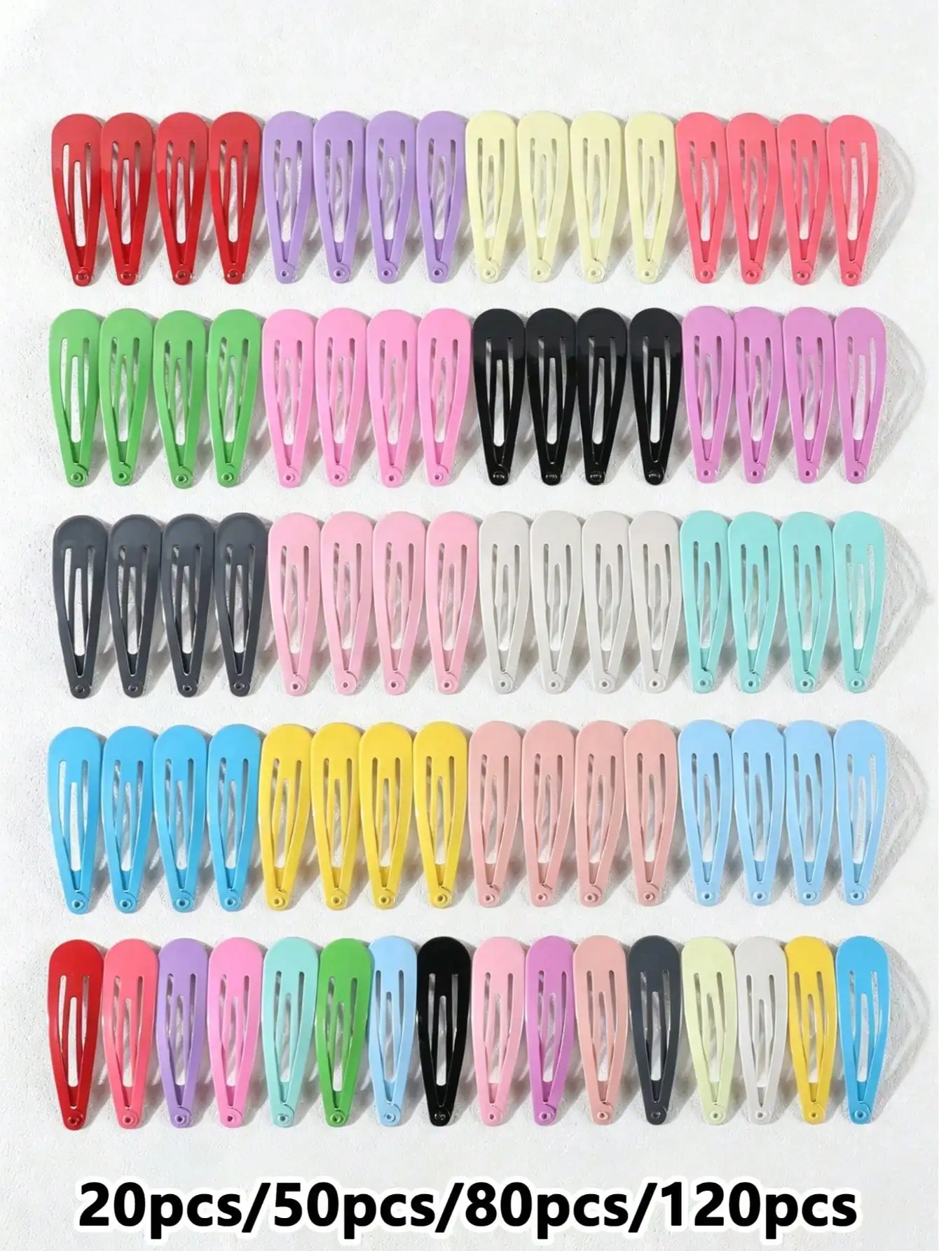 20/50/80/120 Pcs Girls Cute Random Candy-Colored Mini Snap Hair Clips, Colorful Small Barrettes Metal Hair Clips Hairpins Of Fine Hair For Daily Use
20/50/80/120 Pcs Girls Cute Random Candy-Colored Mini Snap Hair Clips, Colorful Small Barrettes Metal Hair Clips Hairpins Of Fine Hair For Daily Use