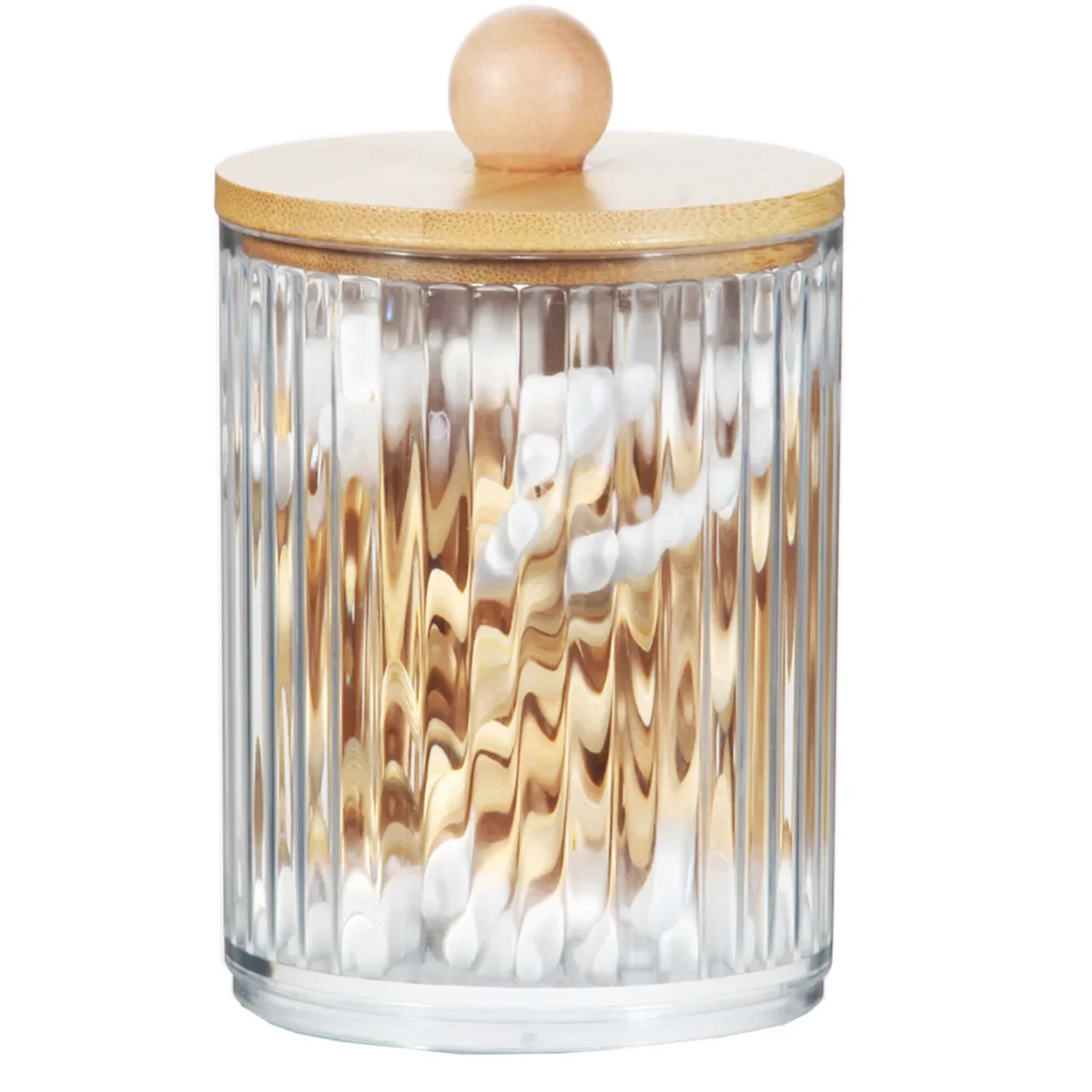 Transparent Bamboo Makeup Cotton Swabs Box Organizer Cosmetics Cotton Pads Holder Plastic Container Home Bathroom Organizer Lid
Transparent Bamboo Makeup Cotton Swabs Box Organizer Cosmetics Cotton Pads Holder Plastic Container Home Bathroom Organizer Lid