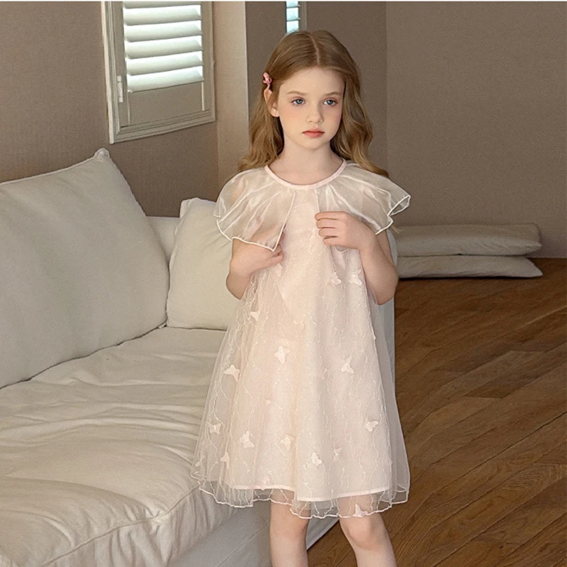 Children's Clothing Summer Casual Dresses For Girls Elegant Dresses Banquet Princess Dress Kids Girl 3D Butterfly Mesh Dresses
Children's Clothing Summer Casual Dresses For Girls Elegant Dresses Banquet Princess Dress Kids Girl 3D Butterfly Mesh Dresses