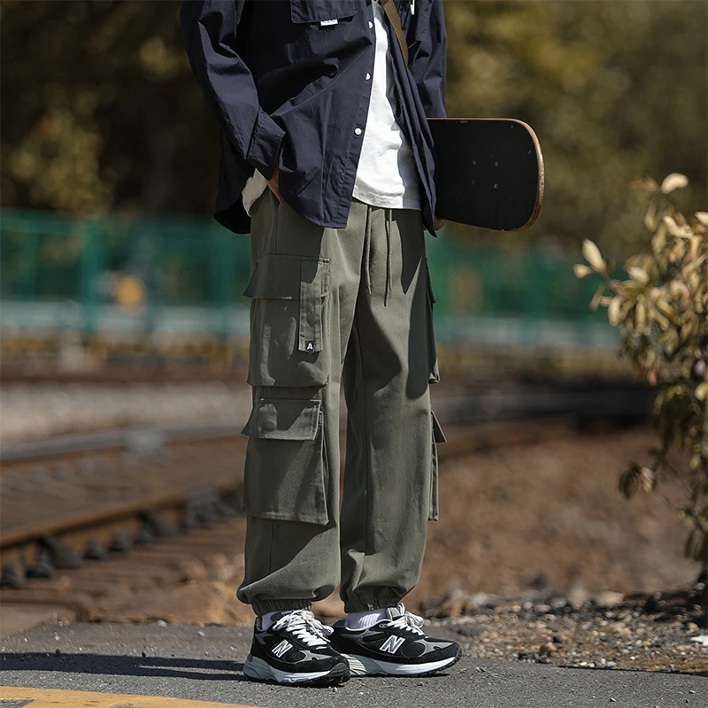 Japanese Sle Loose Fit Cotton Work Trousers for Men Casual Comfortable Loose Pants with kets Vintage American Sle
Japanese Sle Loose Fit Cotton Work Trousers for Men Casual Comfortable Loose Pants with kets Vintage American Sle