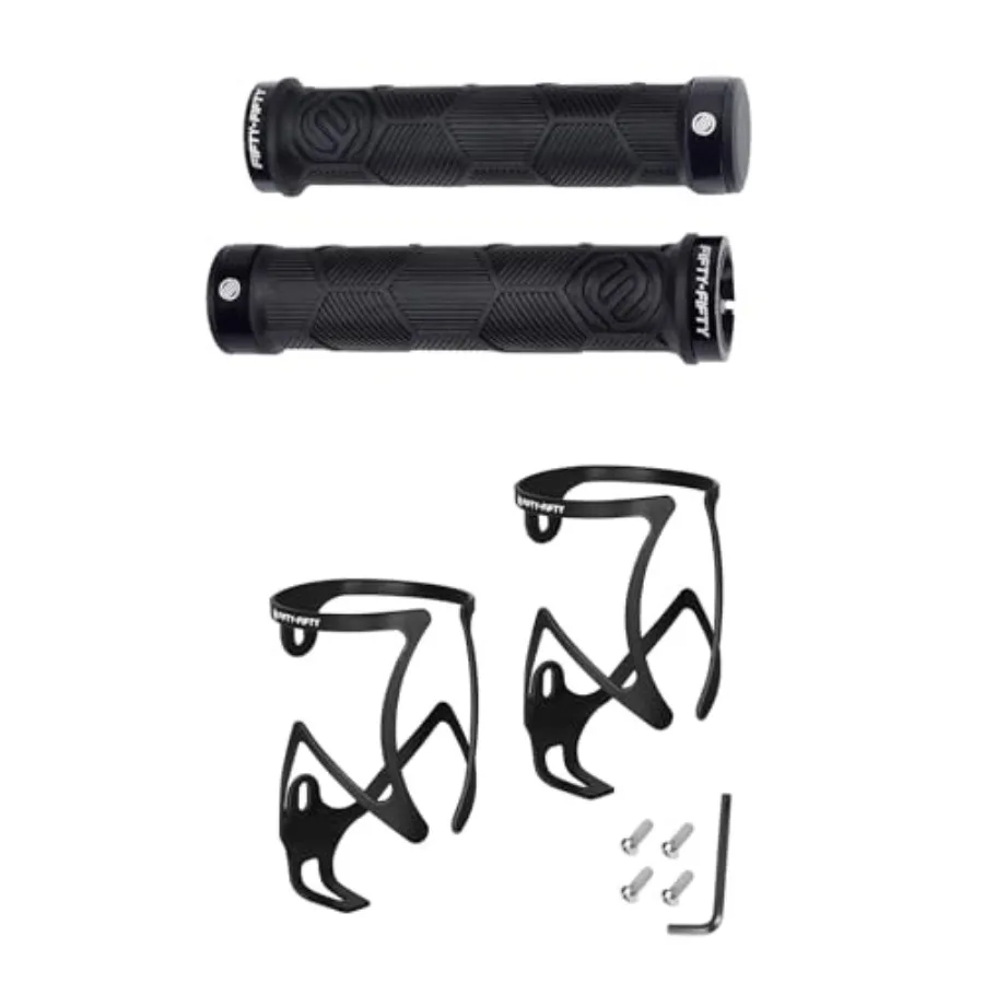 Double Lock-On Mountain Bike Grips Bicycle Handlebar Locking Grips Non-Slip MTB Handle Bike Water Bottle Holder Aluminum Alloy
Double Lock-On Mountain Bike Grips Bicycle Handlebar Locking Grips Non-Slip MTB Handle Bike Water Bottle Holder Aluminum Alloy