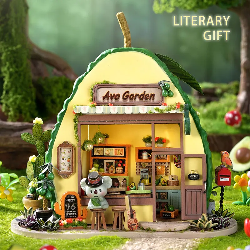 DIY Koala Milkshake Shop Miniature Dollhouse Kit 3D Wooden Puzzle Handmade Model Toy Creative Home Decor Birthday Gifts for Kids
DIY Koala Milkshake Shop Miniature Dollhouse Kit 3D Wooden Puzzle Handmade Model Toy Creative Home Decor Birthday Gifts for Kids