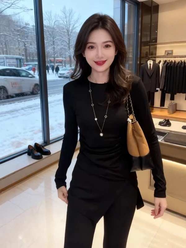 Женская приталенная футболка средней длины с длинным рукавом, новинка весенней коллекции, с высокой талией, разрезом, в корейском стиле, для повседневной носки, с креативным узором
Женская приталенная футболка средней длины с длинным рукавом, новинка весенней коллекции, с высокой талией, разрезом, в корейском стиле, для повседневной носки, с креативным узором