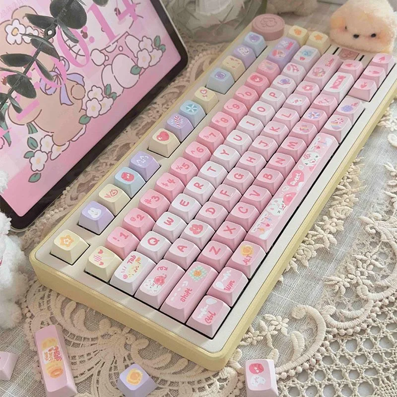 Candy House Solid Color Keycap 140 Keys Pink FA Hight Personalized Keycap Is Suitable For Most Mechanical Keyboards
Candy House Solid Color Keycap 140 Keys Pink FA Hight Personalized Keycap Is Suitable For Most Mechanical Keyboards