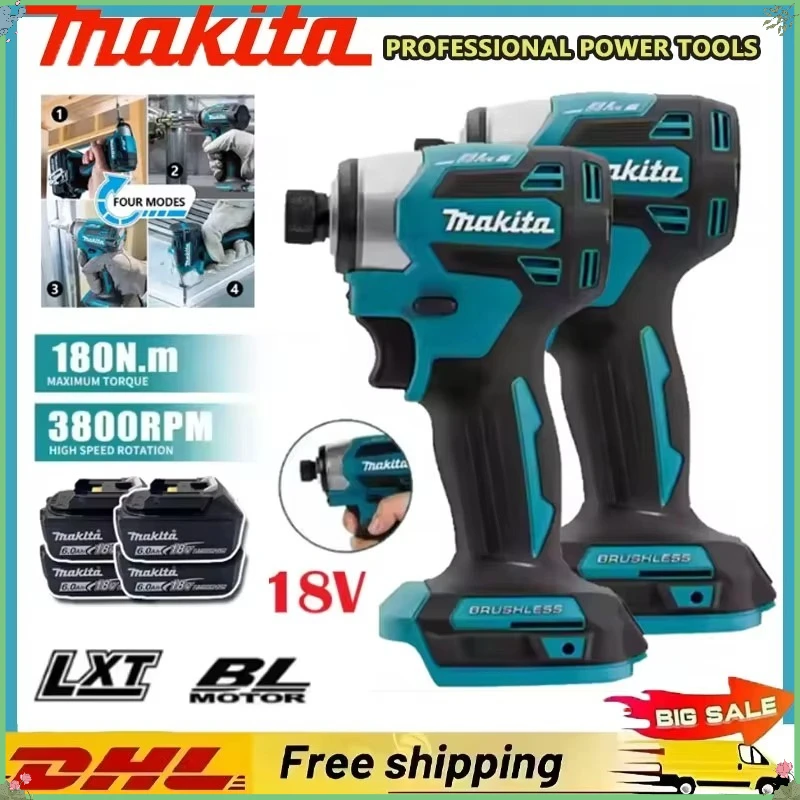 Makita DTD173 Brushless Electric Screwdriver Auto Repair Impact Screwdriver Batch 220N.m Electric Driver Tools For Makita 18V
Makita DTD173 Brushless Electric Screwdriver Auto Repair Impact Screwdriver Batch 220N.m Electric Driver Tools For Makita 18V