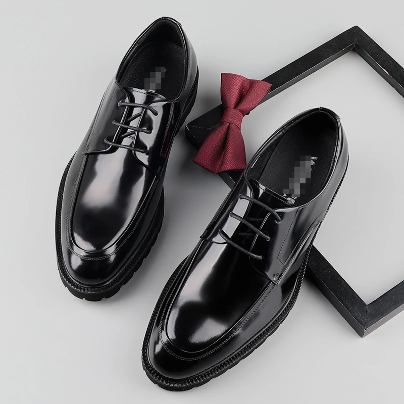 2023 New Business Dress Leather Shoes British Leather Lace Up Small Round Head Thick Sole Lacquer Leather Men's Shoes Gift
2023 New Business Dress Leather Shoes British Leather Lace Up Small Round Head Thick Sole Lacquer Leather Men's Shoes Gift