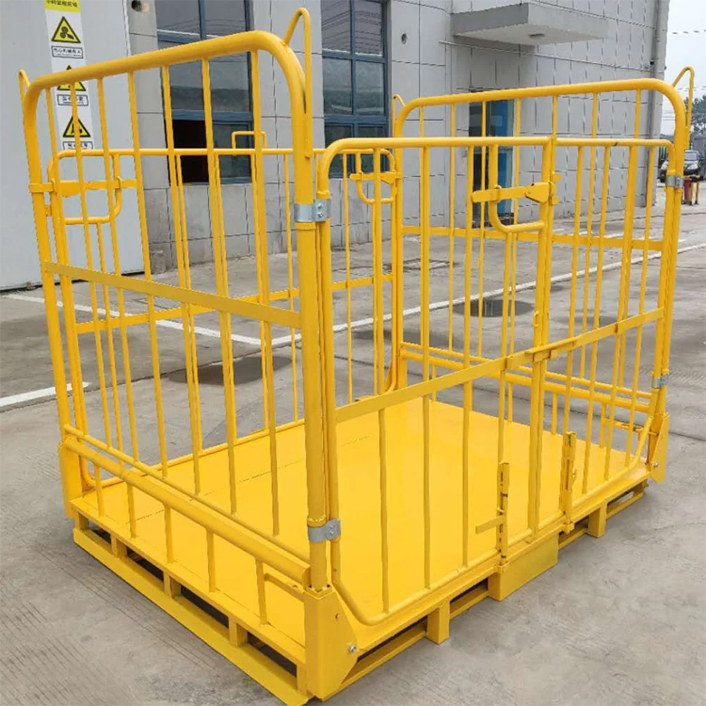 Factory Supply Durable Forklift Safety Wire Container Mesh Storage Cage For Auto Part Recycle Cage
Factory Supply Durable Forklift Safety Wire Container Mesh Storage Cage For Auto Part Recycle Cage