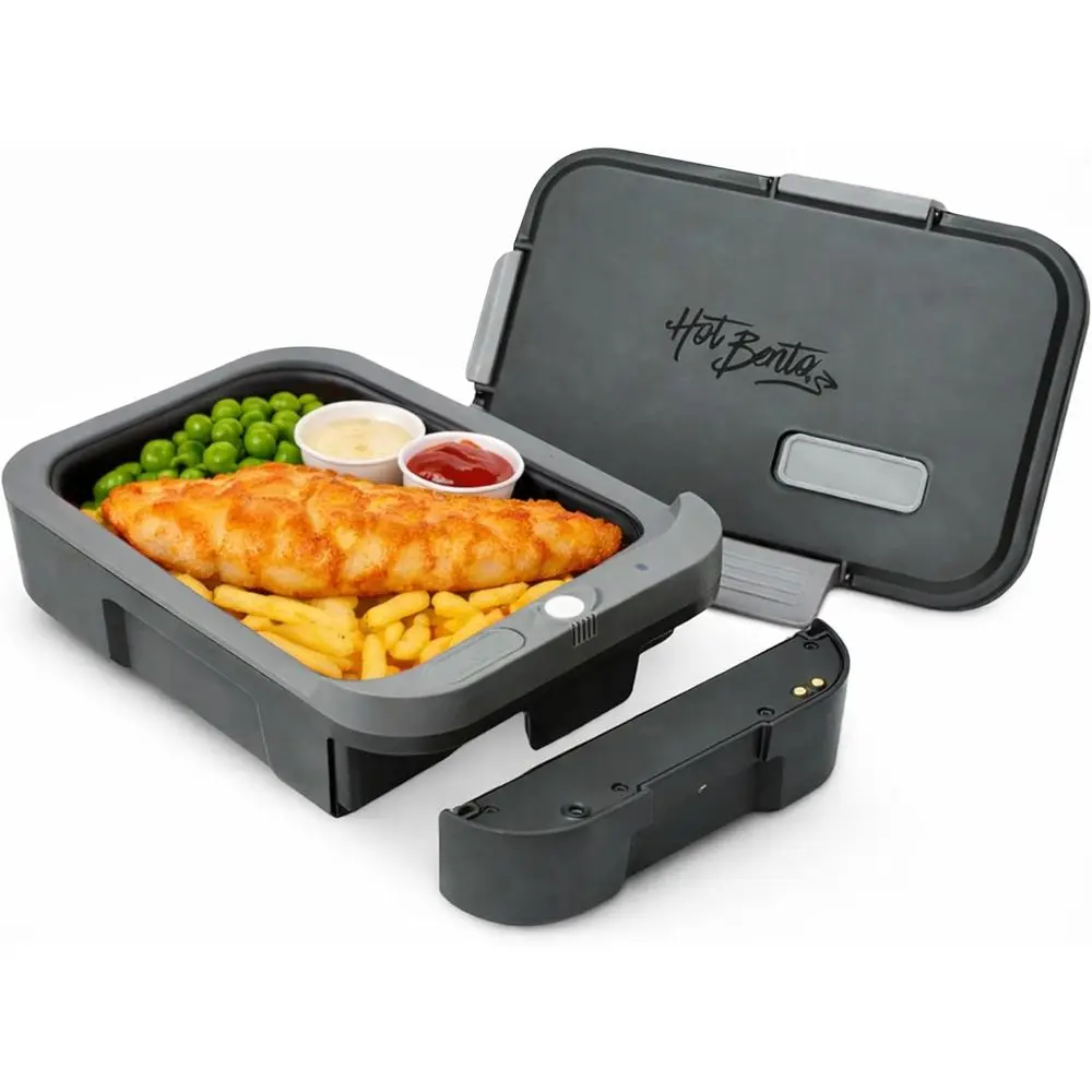 Heated Lunch Box with Removable Battery, Portable and Cordless, Ideal for Hot Meals on the Go, Work, Picnics, Outdoors, Meal Pre
Heated Lunch Box with Removable Battery, Portable and Cordless, Ideal for Hot Meals on the Go, Work, Picnics, Outdoors, Meal Pre