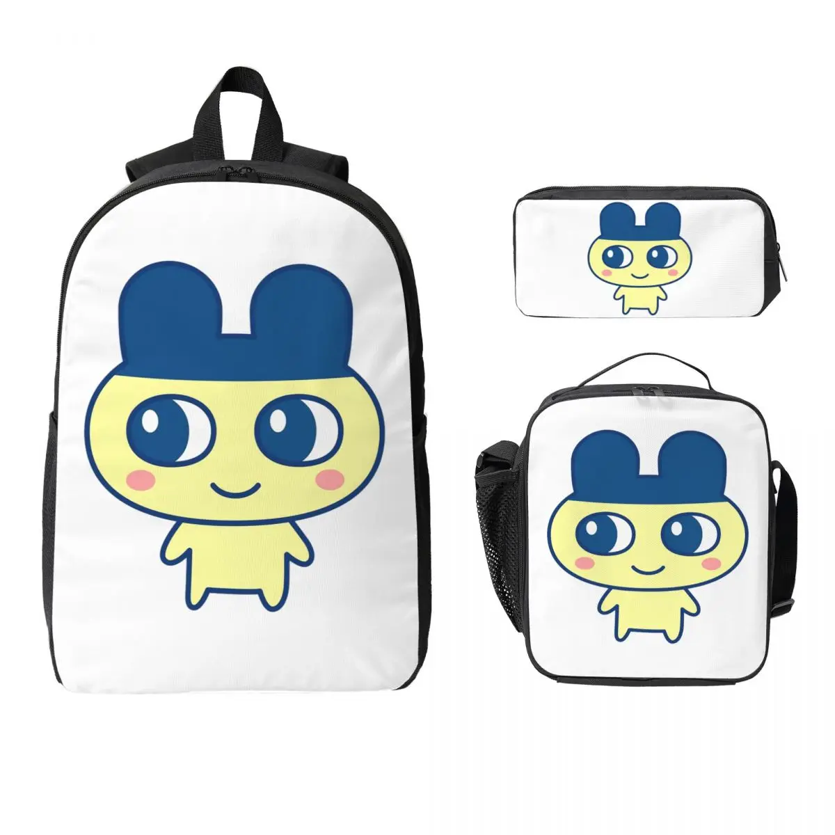 Tamagotchi Mametchi Backpack Student BookBag School Bag Laptop Shoulder Bags 3ps Insulated Lunch Bag Pencil Case
Tamagotchi Mametchi Backpack Student BookBag School Bag Laptop Shoulder Bags 3ps Insulated Lunch Bag Pencil Case