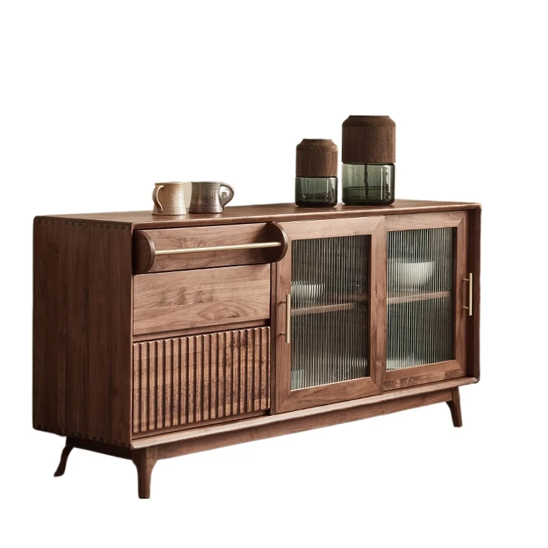 North American All Black Walnut Simple Light Luxury Living Room Multifunctional Side Cabinet Glass Storage Dining Side Cabinet
North American All Black Walnut Simple Light Luxury Living Room Multifunctional Side Cabinet Glass Storage Dining Side Cabinet