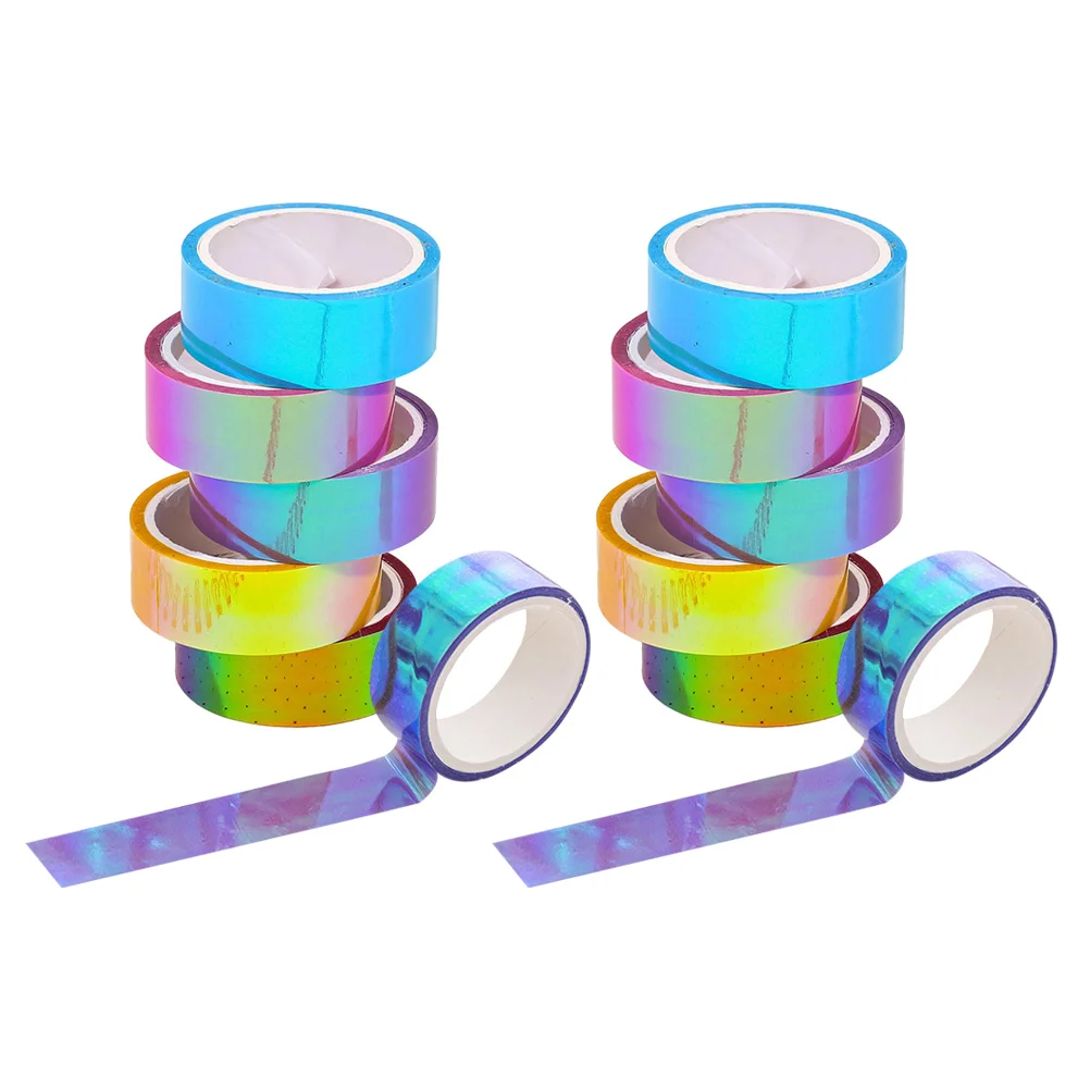 12 Rolls Waterproof PVC Pocket Tape Stickers Decorative Gradient Multi Purpose Hand Account Travel Notes Gift Packaging Safe
12 Rolls Waterproof PVC Pocket Tape Stickers Decorative Gradient Multi Purpose Hand Account Travel Notes Gift Packaging Safe