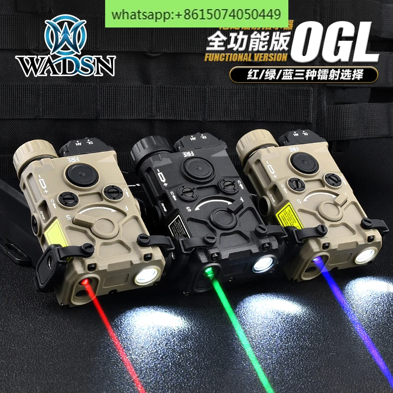 OGL Red, Green, Blue Laser Indicator, Nylon Full Function LED Illumination, IR Laser, High Power Adjustable
OGL Red, Green, Blue Laser Indicator, Nylon Full Function LED Illumination, IR Laser, High Power Adjustable