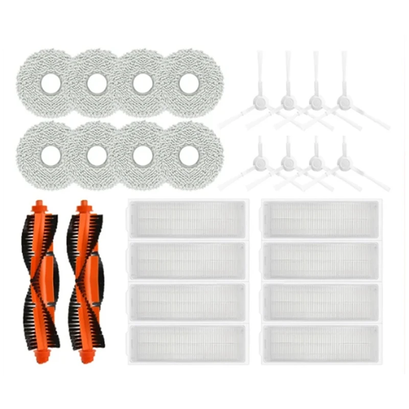 ABWM-Accessories Compatible For Xiaomi Robot Vacuum X20 / C101 Main Side Brush HEPA Filter Mop Pads Replacement Spare Parts
ABWM-Accessories Compatible For Xiaomi Robot Vacuum X20 / C101 Main Side Brush HEPA Filter Mop Pads Replacement Spare Parts