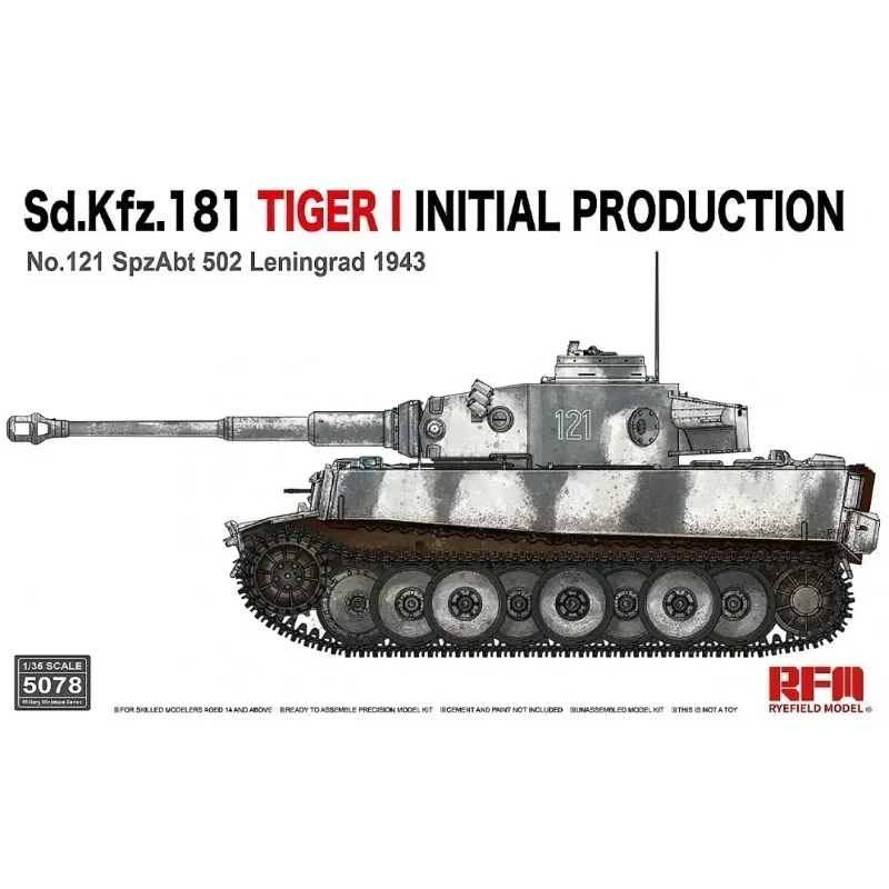 1/35 Ryefield model RM-5078 Sd.Kfz.181 Tiger I Initial Production assembly Scale diy toys Model Kit
1/35 Ryefield model RM-5078 Sd.Kfz.181 Tiger I Initial Production assembly Scale diy toys Model Kit