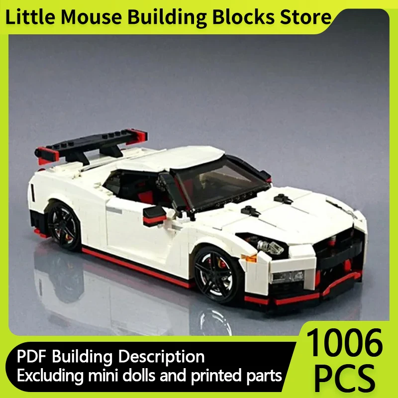 Модель Speed Champion MOC, строительные кирпичи GTR R35, верхний уровень, спортивный автомобиль, модульная технология, подарки, детский костюм, игрушка, праздник, сборка
Модель Speed Champion MOC, строительные кирпичи GTR R35, верхний уровень, спортивный автомобиль, модульная технология, подарки, детский костюм, игрушка, праздник, сборка