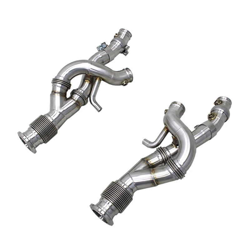 SUS304 Stainless Steel Downpipe For Lamborghini Revuelto V12 6.5L 2023-2025 Straight Through Performance Front Pipe
SUS304 Stainless Steel Downpipe For Lamborghini Revuelto V12 6.5L 2023-2025 Straight Through Performance Front Pipe
