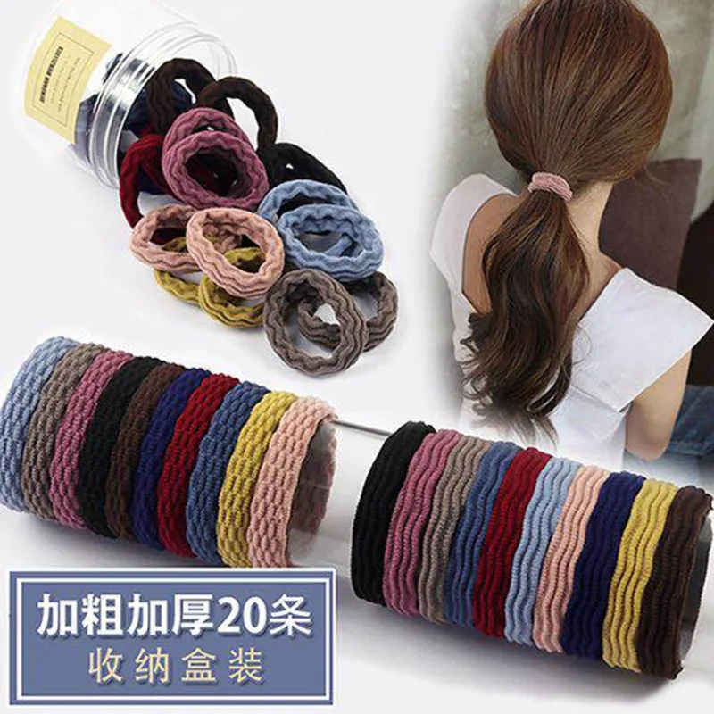 20Pcs Cute Korean Style Thick Seamless Nylon Towel Loop Hair Tie High Elasticity Hair Rubber Band Ponytail Holder Pack Girl Gift
20Pcs Cute Korean Style Thick Seamless Nylon Towel Loop Hair Tie High Elasticity Hair Rubber Band Ponytail Holder Pack Girl Gift