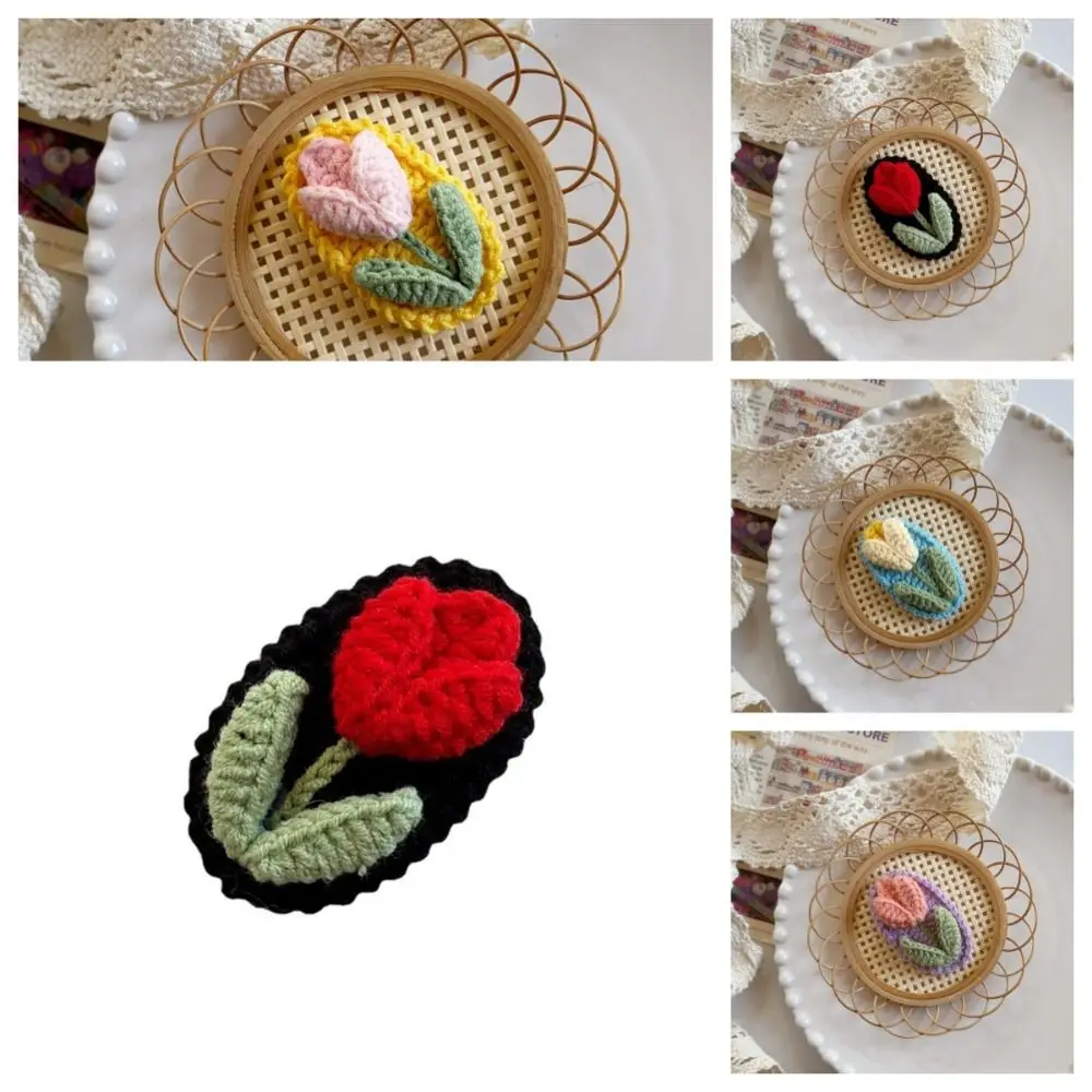 Wool Knitted Flower Barrettes Handmade Hair Accessories Crochet Barrettes BB Clip Side Barrettes Embroidery Hairpin Children
Wool Knitted Flower Barrettes Handmade Hair Accessories Crochet Barrettes BB Clip Side Barrettes Embroidery Hairpin Children
