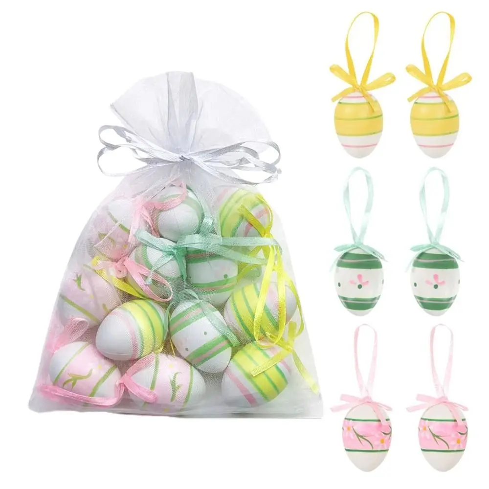 12PCS Plastic Easter Eggs Mini DIY Craft Hanging Ornament Multi-pattern Colorful Colorful Eggs Decoration Party Suppliers
12PCS Plastic Easter Eggs Mini DIY Craft Hanging Ornament Multi-pattern Colorful Colorful Eggs Decoration Party Suppliers