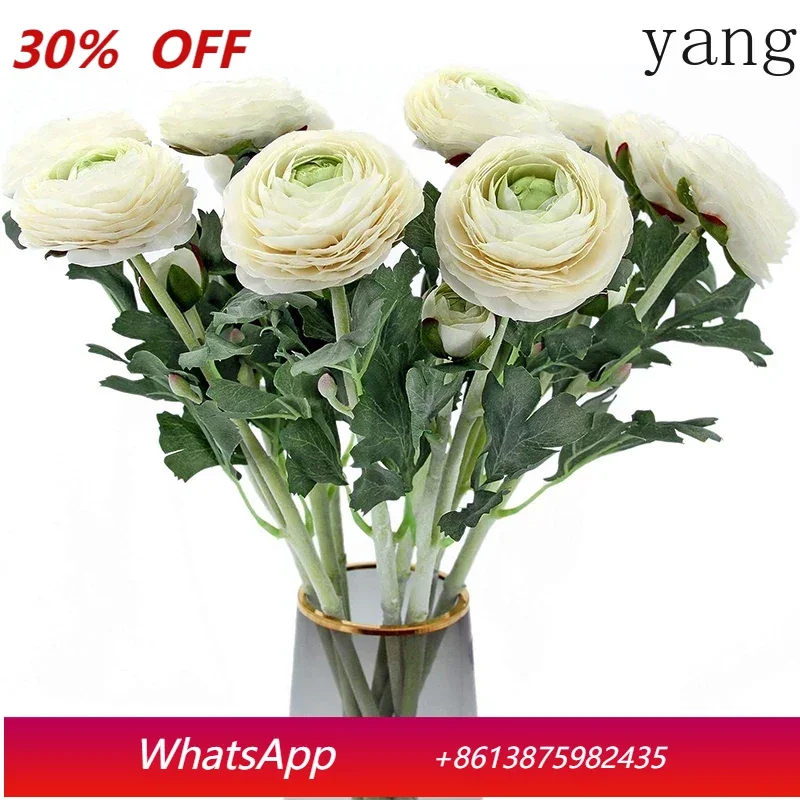 Artificial Flowers with Real Touch Ranunculus Flowers Silk Ranunculus Flowers 10 Pack
Artificial Flowers with Real Touch Ranunculus Flowers Silk Ranunculus Flowers 10 Pack