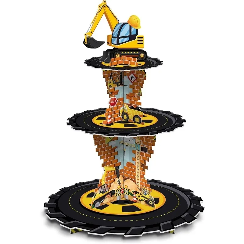 Construction Birthday Decorations 3 Tier Construction Theme Cupcake Stand Cardboard Dump
Construction Birthday Decorations 3 Tier Construction Theme Cupcake Stand Cardboard Dump