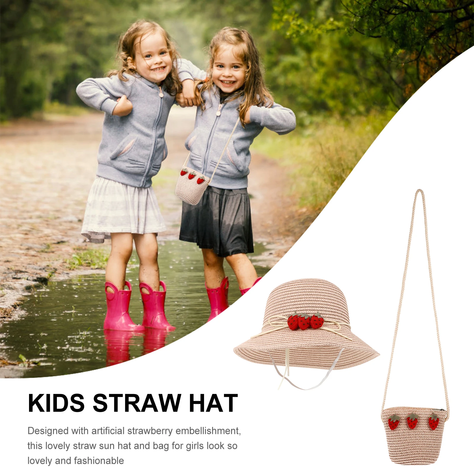 Straw Sun Hat for Toddler Girl Kids Baby Pink Parent child Woven Hat Tote Bag Breathable Outdoor Activities Hiking School
Straw Sun Hat for Toddler Girl Kids Baby Pink Parent child Woven Hat Tote Bag Breathable Outdoor Activities Hiking School