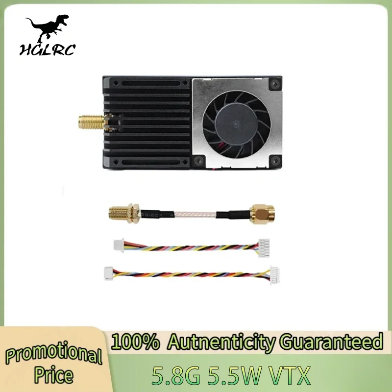 HGLRC 5.8G 5.5W Мощный видеопередатчик VTX с регулируемой мощностью и OSD для FPV-дронов, фристайла и дальних полетов
HGLRC 5.8G 5.5W Мощный видеопередатчик VTX с регулируемой мощностью и OSD для FPV-дронов, фристайла и дальних полетов