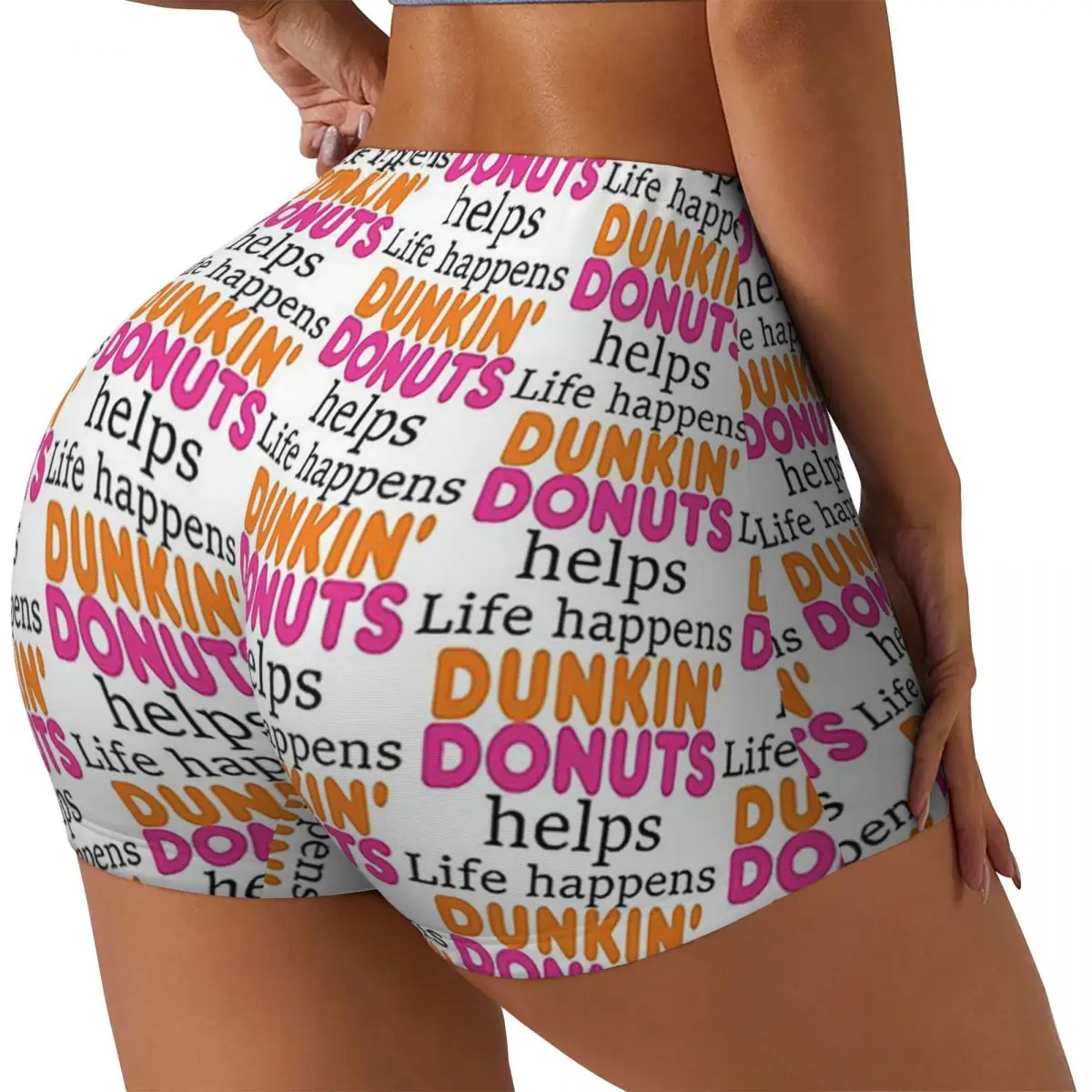 Пользовательские Life Happens... Dunkin Donuts помогают женские шорты для бега в тренажерном зале, спортивные шорты для волейбола, байкера, йоги
Пользовательские Life Happens... Dunkin Donuts помогают женские шорты для бега в тренажерном зале, спортивные шорты для волейбола, байкера, йоги