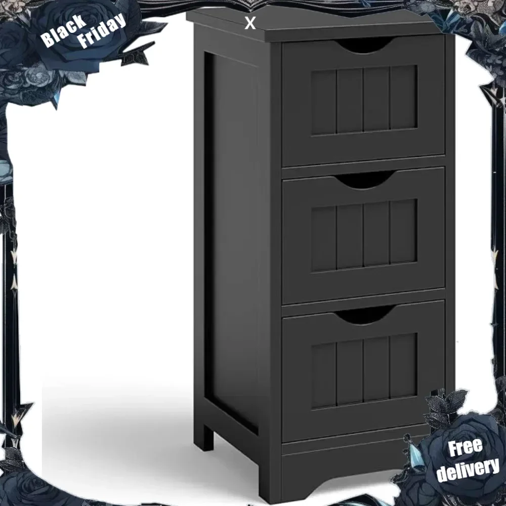 Bathroom Floor Cabinet, Wooden Storage Cabinet with 4 Drawers, Modern Side Table, Bathroom for Home Office
Bathroom Floor Cabinet, Wooden Storage Cabinet with 4 Drawers, Modern Side Table, Bathroom for Home Office