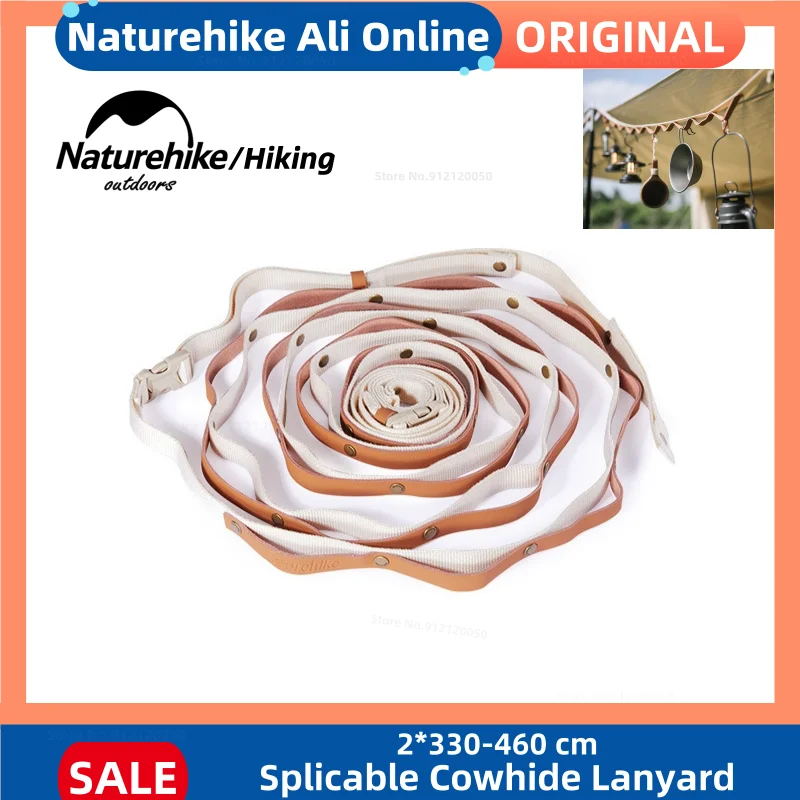 Naturehike Splicable Cowhide Lanyard Multifunctional Outdoor Camping Hanging Rope Atmosphere Decoration Camping Accessories
Naturehike Splicable Cowhide Lanyard Multifunctional Outdoor Camping Hanging Rope Atmosphere Decoration Camping Accessories
