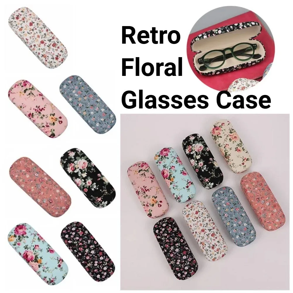Cloth Retro Floral Glasses Case Anti Pressure Hard Shell Glasses Storage Bag Portable Durable Reading Glasses Box Daily Use
Cloth Retro Floral Glasses Case Anti Pressure Hard Shell Glasses Storage Bag Portable Durable Reading Glasses Box Daily Use