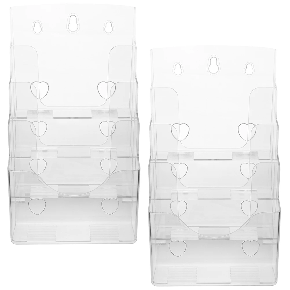 2pcs A5 Acrylic Boxes Clear Plastic Brochure Display Stands Pamphlet Flyer Literature Organizers Desk Storage
2pcs A5 Acrylic Boxes Clear Plastic Brochure Display Stands Pamphlet Flyer Literature Organizers Desk Storage