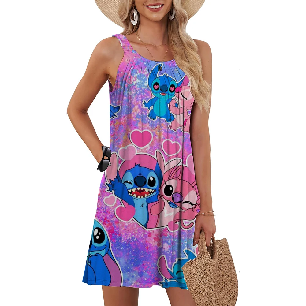 2025 Summer Women Beach Dress Disney Lilo Stitch Swimsuit Female Beach Cover-Ups Wrap Towel Open Back Sling Mini Beach Dress
2025 Summer Women Beach Dress Disney Lilo Stitch Swimsuit Female Beach Cover-Ups Wrap Towel Open Back Sling Mini Beach Dress