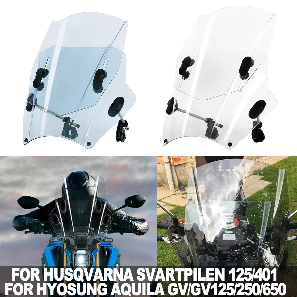 Для HYOSUNG GV125/250/650 AQUILA S ST700I универсальный мотоциклетный регулируемый спойлер на лобовое стекло для HUSQVARNA SVARTPILEN 125/401
Для HYOSUNG GV125/250/650 AQUILA S ST700I универсальный мотоциклетный регулируемый спойлер на лобовое стекло для HUSQVARNA SVARTPILEN 125/401
